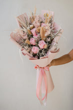 Load image into Gallery viewer, exclusive Mother’s Day bouquet with large roses and luxury wrapping detail